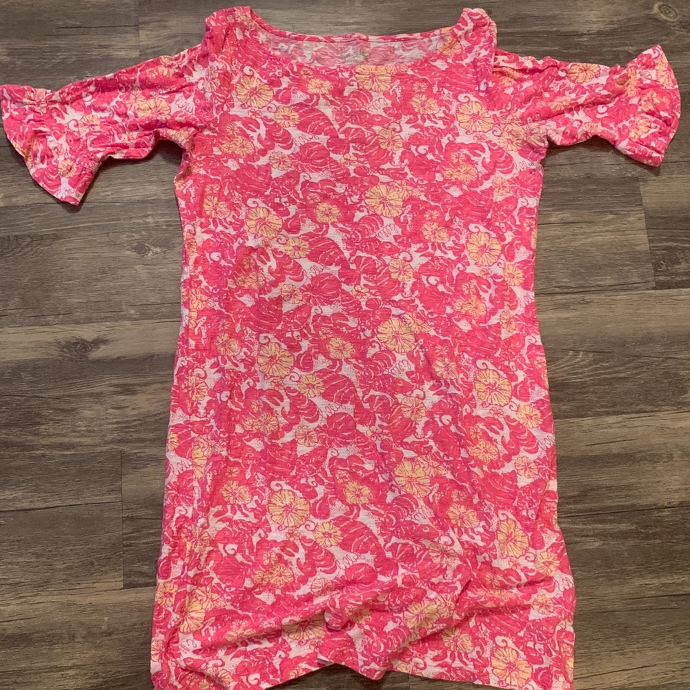 Lilly Pulitzer ruffle sleeve dress